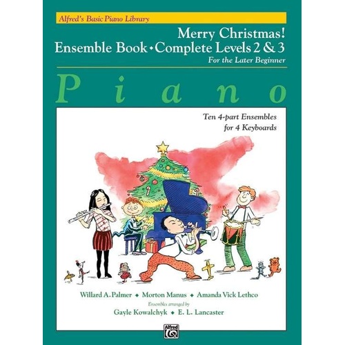 Alfred's Basic Piano Library Merry Christmas Ensemble Level 2 & 3