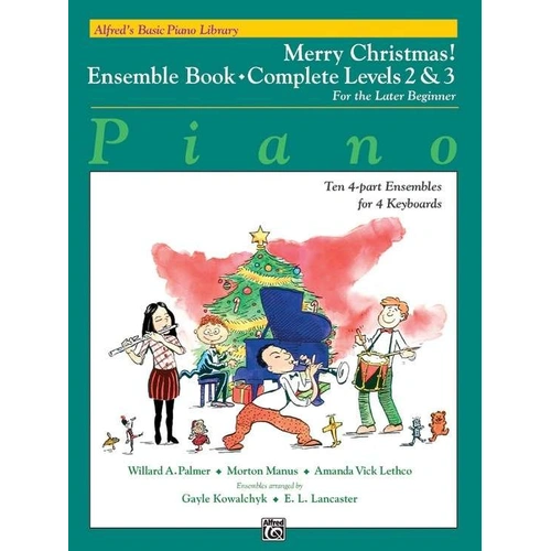 Alfred's Basic Piano Library Merry Christmas Ensemble Level 2 & 3