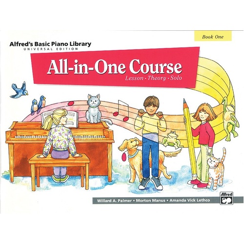 Alfred's Basic All-in-One Course Book 1 Universal Edition for Piano