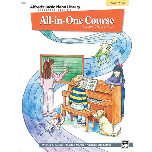Alfred's Basic All-in-One Course Book 3 Universal Edition for Piano