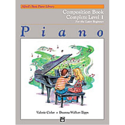Alfred's Basic Piano Composition Complete Level 1 (1A/1B) (Softcover Book)