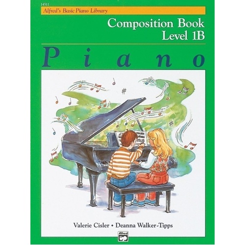 Alfred's Basic Piano Library Composition Book Level 1B