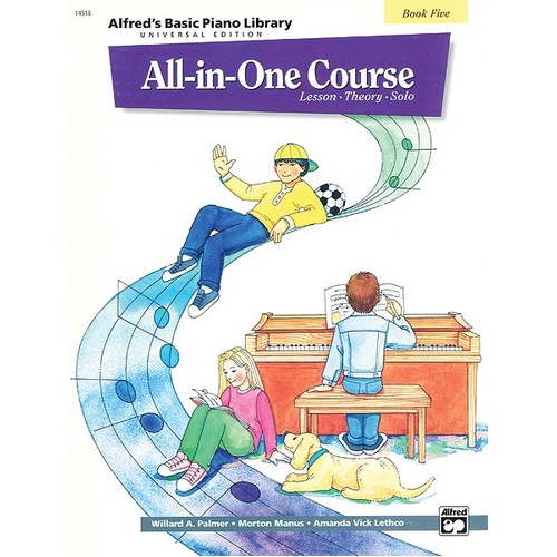 Alfred's Basic All-in-One Course Book 5 Universal Edition for Piano