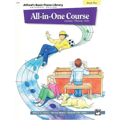 Alfred's Basic All-in-One Course Book 5 Universal Edition for Piano