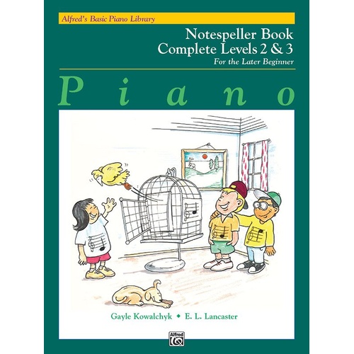 Alfred's Basic Piano Library Notespeller Book Complete Level 2 & 3