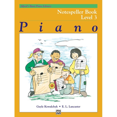 Alfred's Basic Piano Library Notespeller Book Level 3