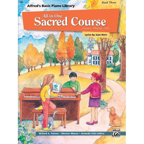 Alfred's Basic All-in-One Sacred Course Book 3 for Piano