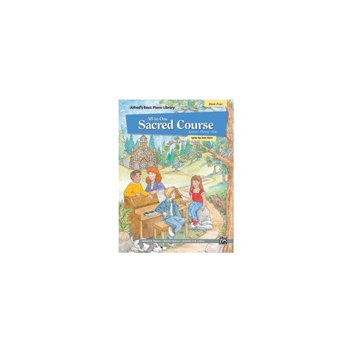 Alfred's Basic All-in-One Sacred Course Book 4 for Piano