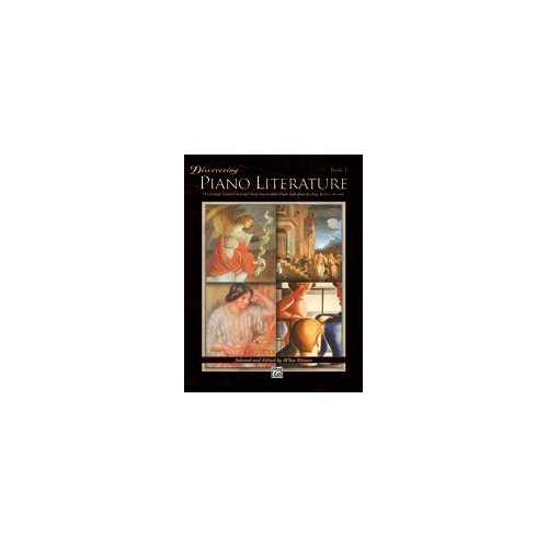 Discovering Piano Literature Book 1 by Alfred Music - Piano Solo, 48 Pages, Classic Intermediate Pieces