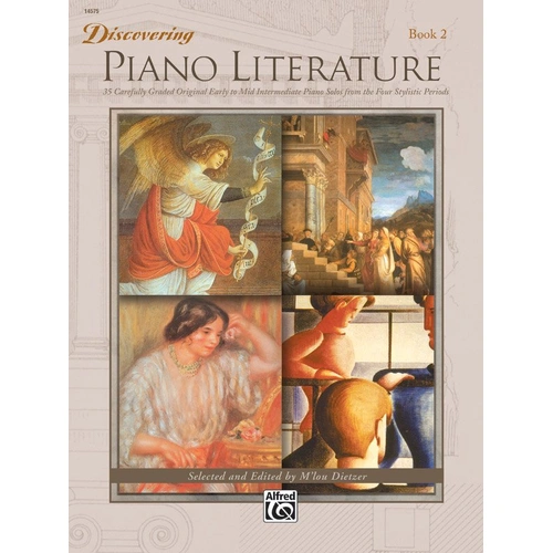 Discovering Piano Literature Book 2 by Alfred Music - Piano Solo, 48 Pages