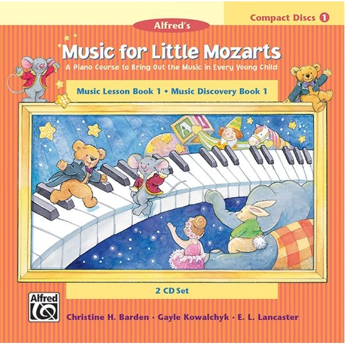 Music for Little Mozarts Level 1 Lesson/Discovery Book 1 CDs Set