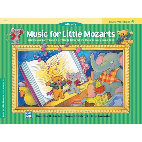 Music for Little Mozarts Workbook 2, 48 Pages, Piano, Full Color, by Christine H. Barden, E. L. Lancaster, Gayle Kowalchyk