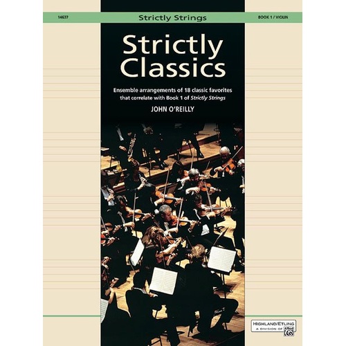Strictly Classics Book 1 for Violin