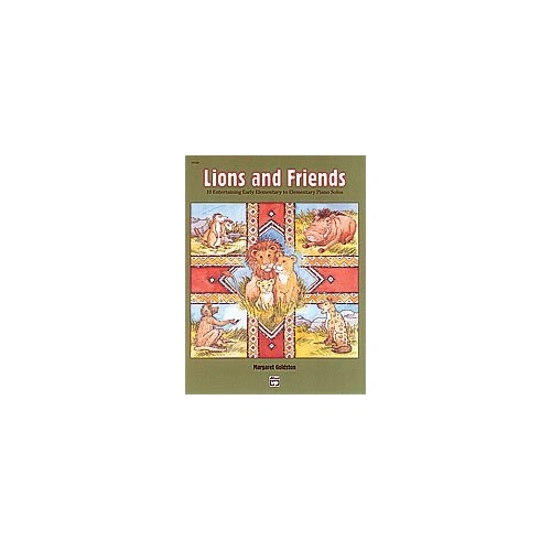 Goldston - Lions and Friends Piano Sheet Music for First-Year Pianists, 24 Pages, Alfred Music