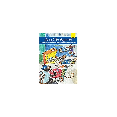 Jazz Menagerie Book 2 Piano by Catherine Rollin - Alfred Music, 16 Pages, Early Intermediate Level