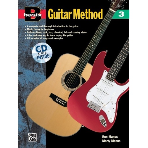 Basix Guitar Method Book 3 with CD