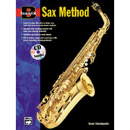 Basix Saxophone Method Book/CD 