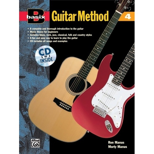 Basix Guitar Method Book 4 with CD - Advanced Techniques and Styles