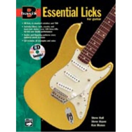 Basix Essential Licks Book/CD 