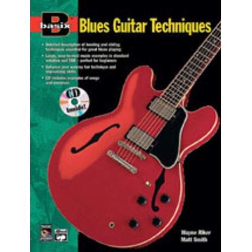 Basix Blues Guitar Technique Book/CD 
