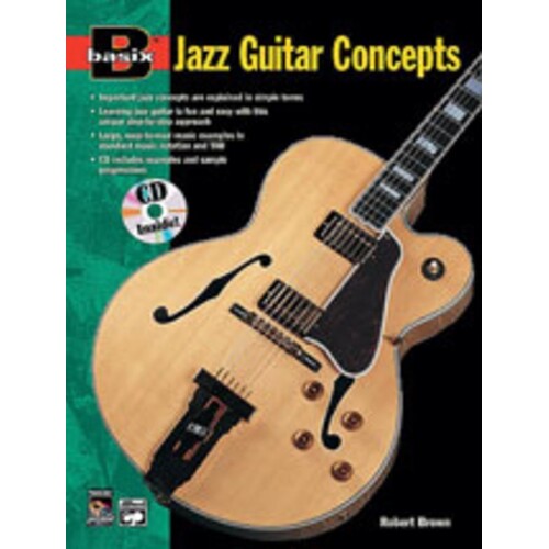 Basix Jazz Guitar Concepts Book/CD 