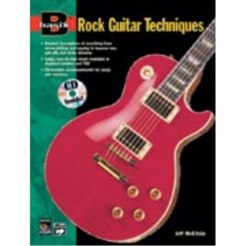 Basix Rock Guitar Technique Book/CD 