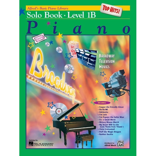 Alfred's Basic Piano Library Top Hits Solo Level 1B