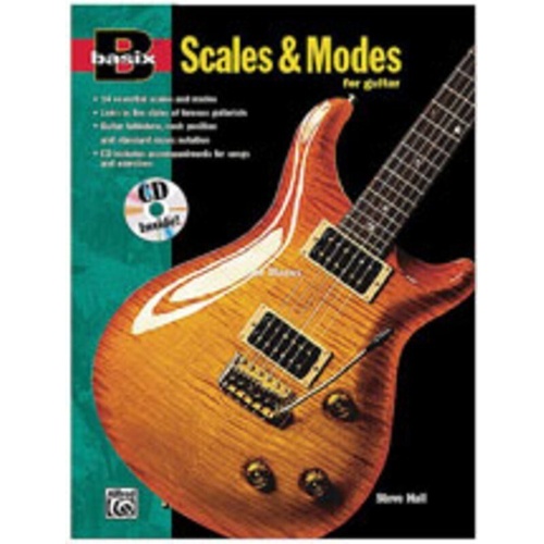 Basix Scales and Modes for Guitar by Ron Manus & Steve Hall, 64 Pages, Standard Notation & TAB, Includes CD with Accompaniments