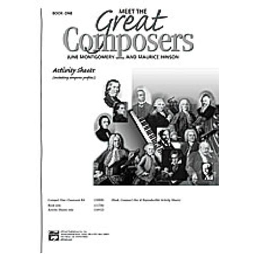 Meet The Great Composers Book 1 Activity Sheets 