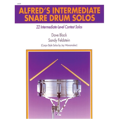 Alfreds Intermediate Snare Drum Solos 