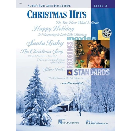 Alfred's Basic Adult Piano Course Christmas Hits Book 2