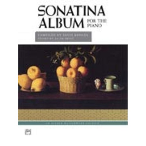 Kohler Sonatina Album for Piano - Alfred Masterwork Edition, 144 Pages, Comb Binding, Piano Solo