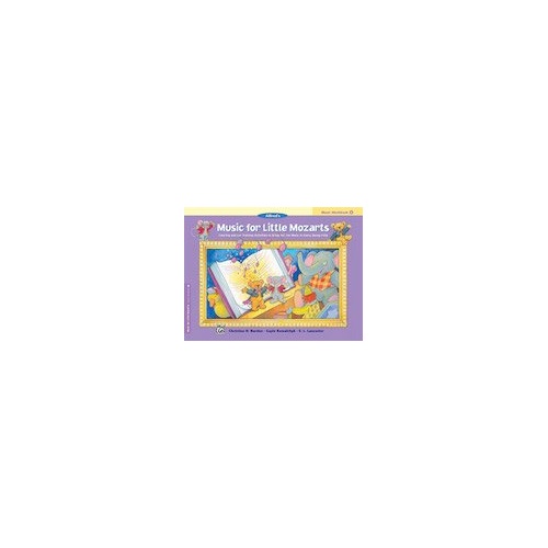 Music for Little Mozarts Workbook 4 - Piano, 48 Pages, Full Color, Ear Training and Listening Activities