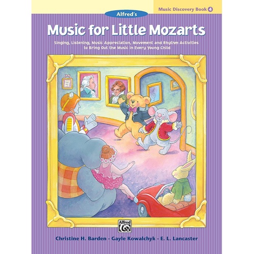 Music for Little Mozarts Discovery Book 4, 48 Pages, Piano, Alfred Music