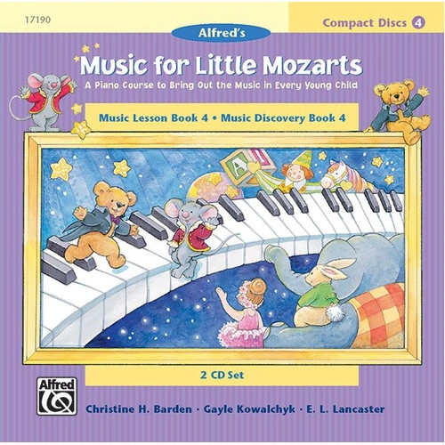 Music for Little Mozarts Lesson & Discovery Books 4 CDs