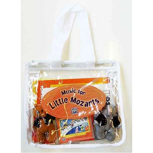 Music for Little Mozarts Deluxe Starter Kit with Tote, Lesson & Discovery Books, CD Set, Flash Cards, Activity Board, Beethoven Bear & Mozart Mouse