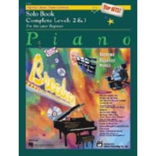 Alfred's Basic Piano Top Hits Solo Level 2 And 3 Complete (Softcover Book)