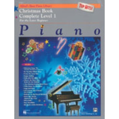 Alfred's Basic Piano Library Top Hits Christmas Complete Level 1