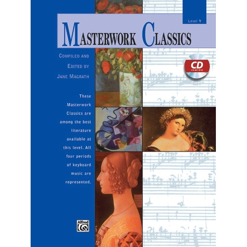 Masterwork Classics Level 9 Piano Book with CD by Alfred Music