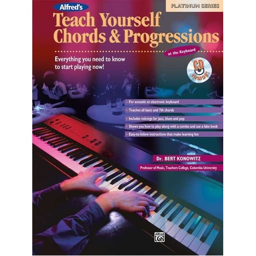 Alfred's Teach Yourself Chords & Progressions at Keyboard BK/CD