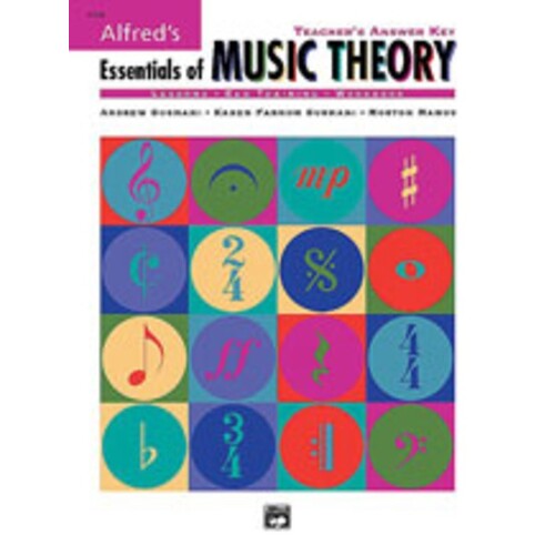 Essentials Of Music Theory Answer Book/2CD Book