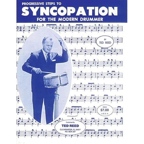 Progressive Steps to Syncopation for the Modern Drummer by Ted Reed, 64 Pages, Alfred Music, Drums