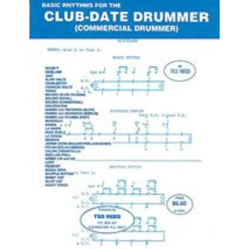 Basic Rhythms For The Club-Date Drummer Book