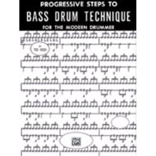 Progressive Steps To Bass Drum Technique Book