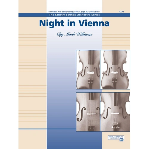 Night in Vienna for String Orchestra SO1 Full Score by Mark Williams