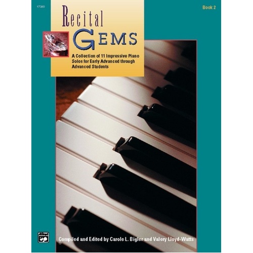 Recital Gems Book 2 for Piano by Alfred Music, 48 Pages