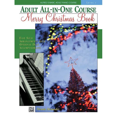 Alfred's Basic Adult All-in-One Course Merry Christmas Book 1