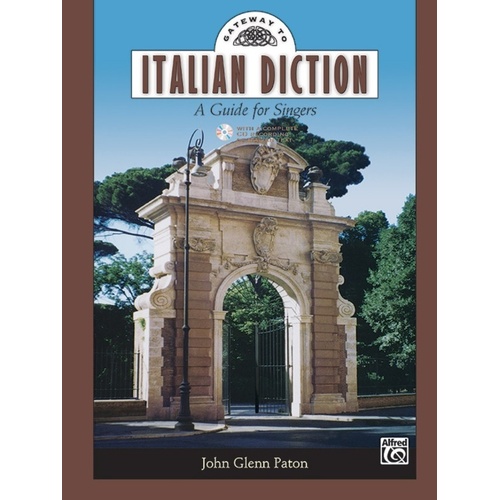 Gateway To Italian Diction Book/CD