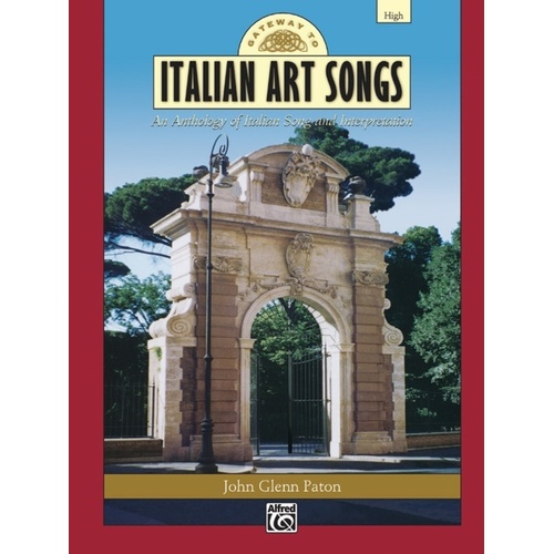 Gateway To Italian Art Songs High Voice