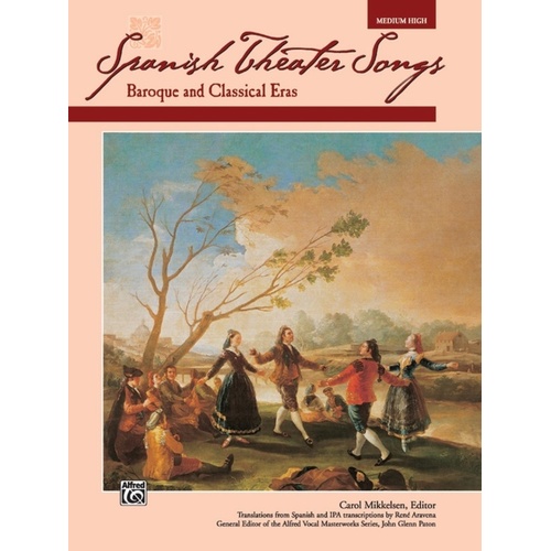 Spanish Theatre Songs Medium High Voice